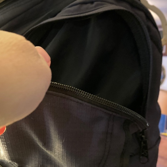 JanSport Black Backpack for Men Multi pocket Travel - Picture 7 of 11